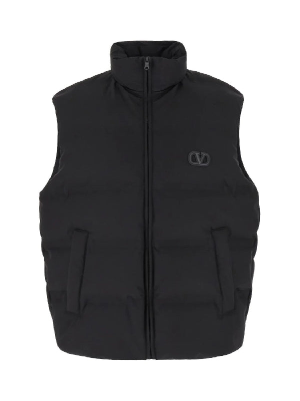 V Logo Padded Jacket Vest