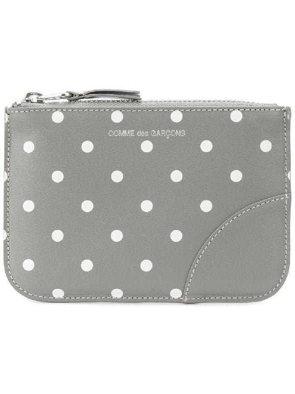 Polka Dot Pattern Zip Coin Wallet