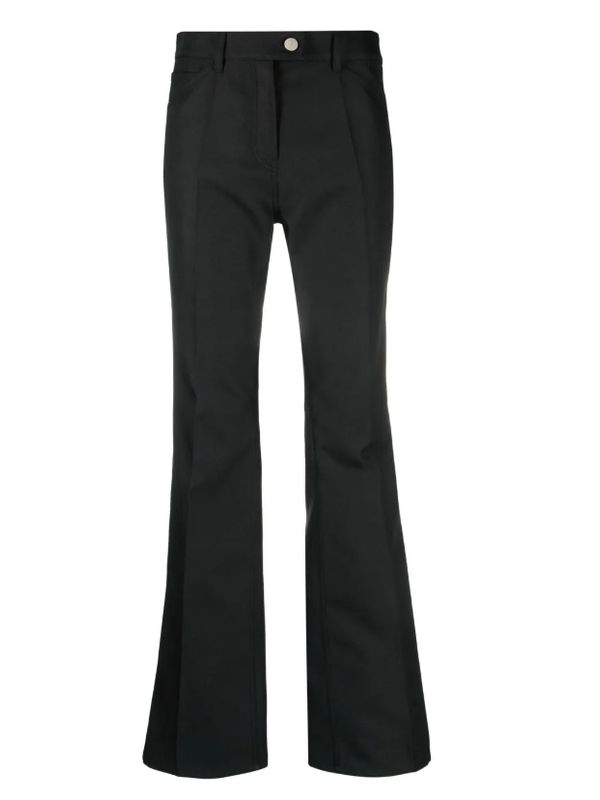 Logo Embroidery Flare Pants