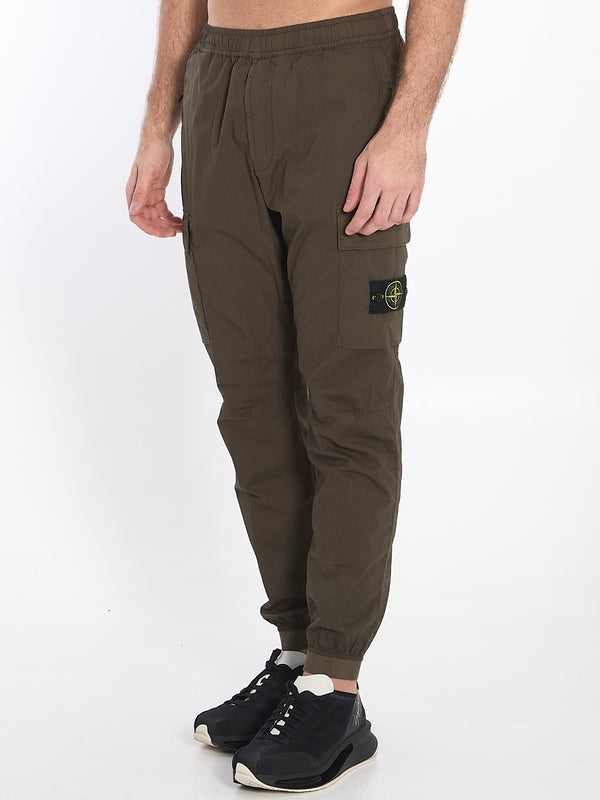 Wappen Patch Cotton Jogger Pants