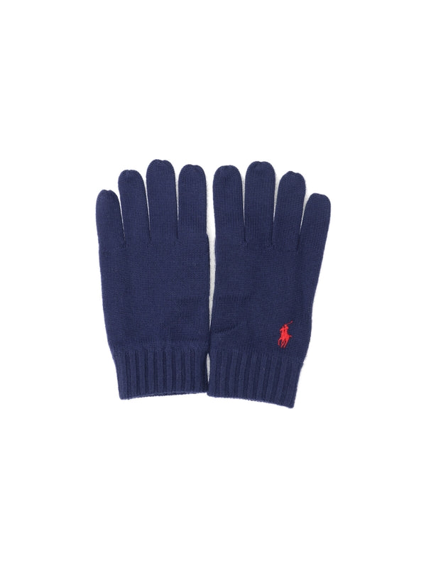 Polo Ralph Lauren Navy Wool Gloves