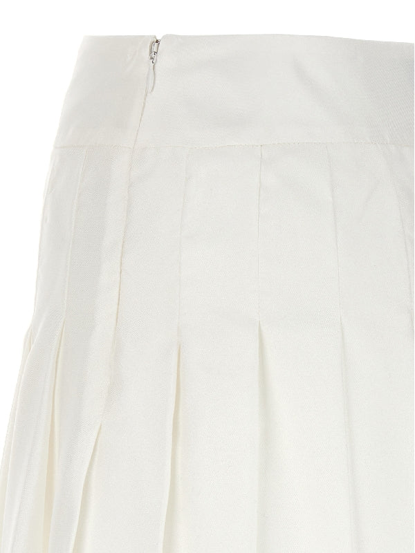 Casaway Silk
  Pleated Skirt