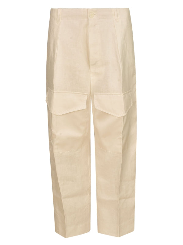 Straight Crop Cargo Pants