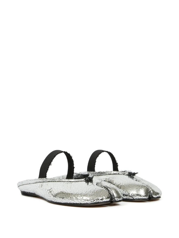 Maison Margiela Silver Flat Shoes