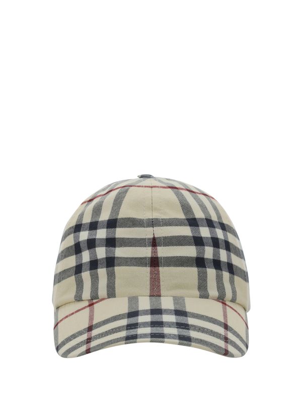 Check Pattern Cotton Cap