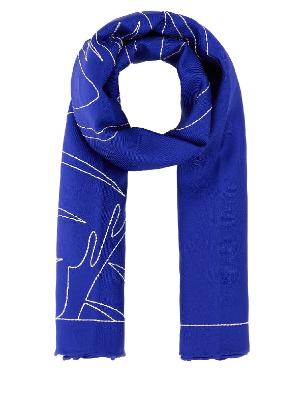 Ekd Logo Silk Scarf