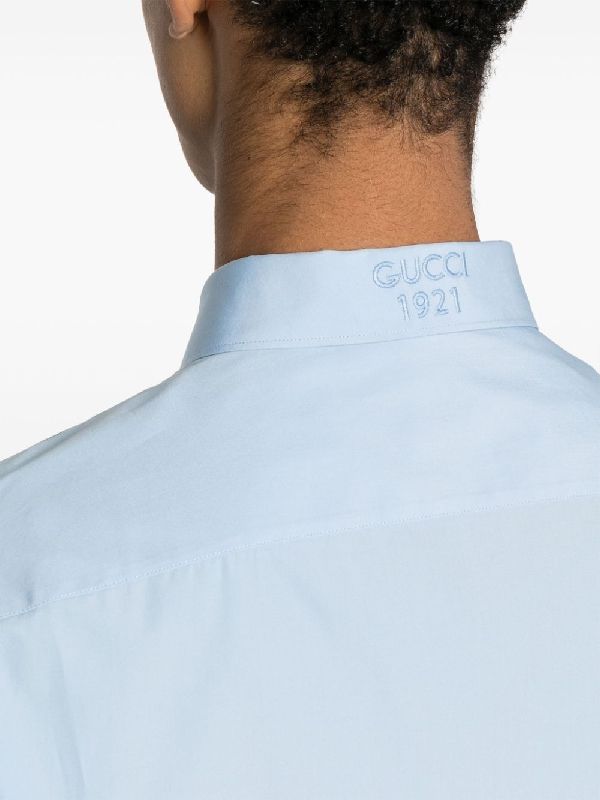 1921 Logo Detail Cotton Shirt