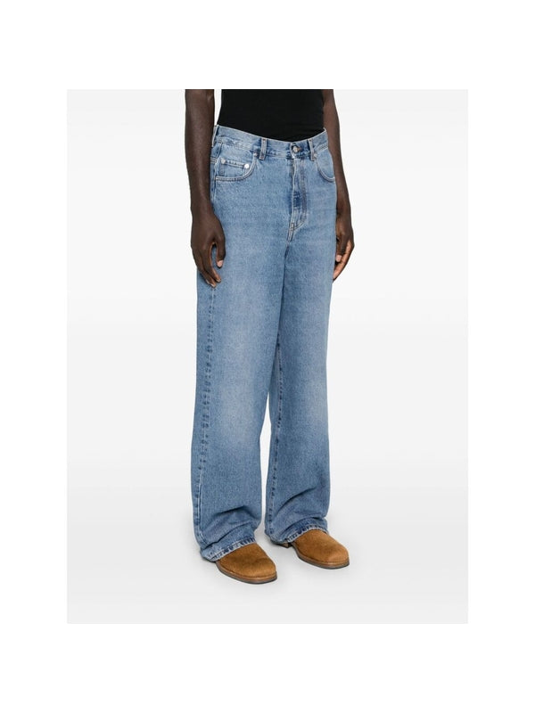 Straight Denim Pants