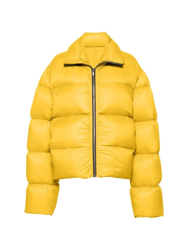 Turtle Nylon High Neck Padded Jacket