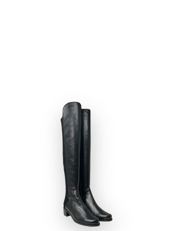 5050 Suede Panel Knee-High Boots