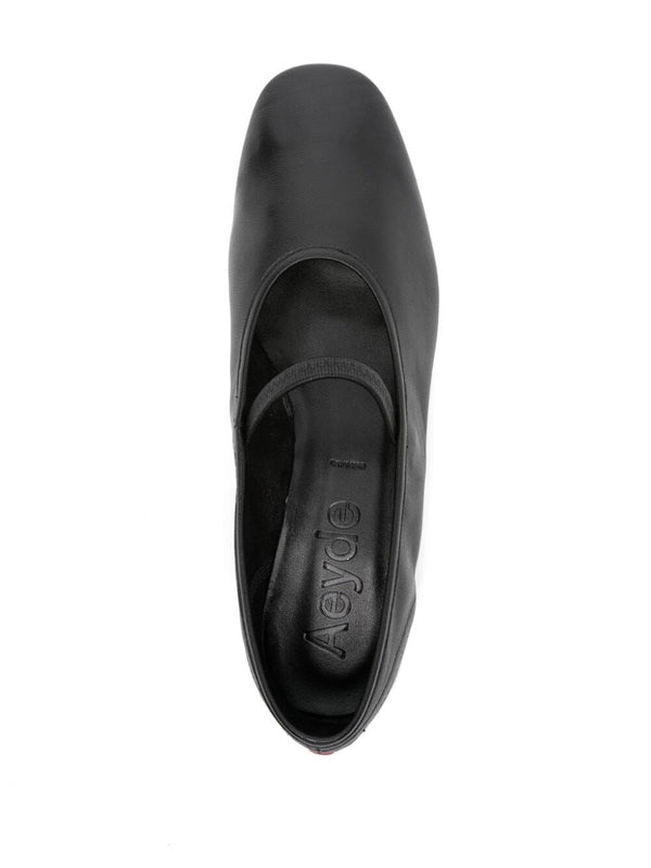 Ady Black Flat Shoes