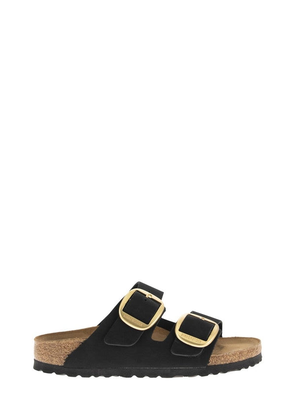 Arizona Big Buckle Suede Sandals