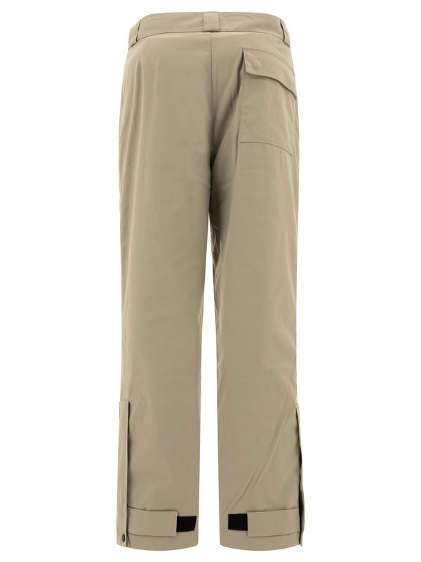 Straight Pocket Detail Nylon Pants