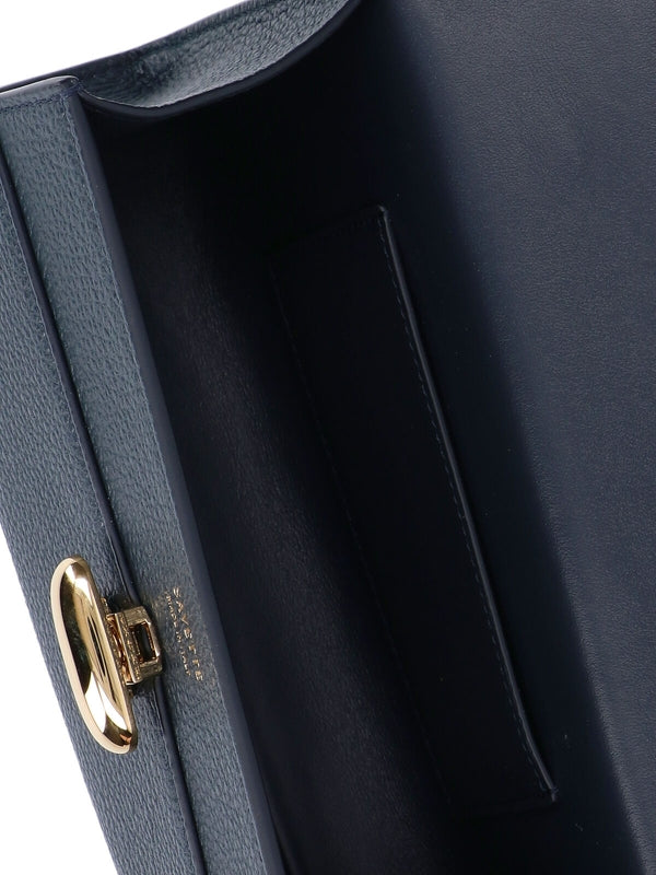 Savette Navy Tote Bags