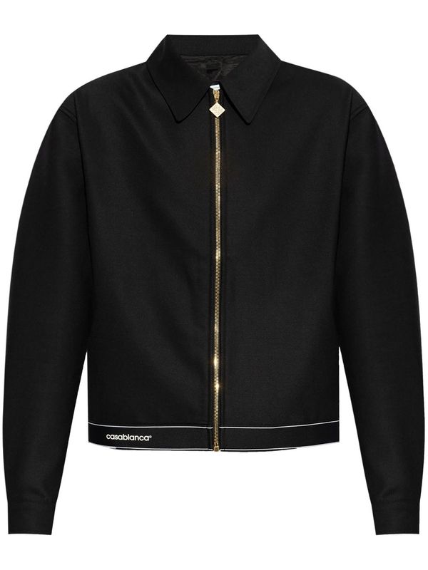 Logo Zip-Up Jacket - Jente