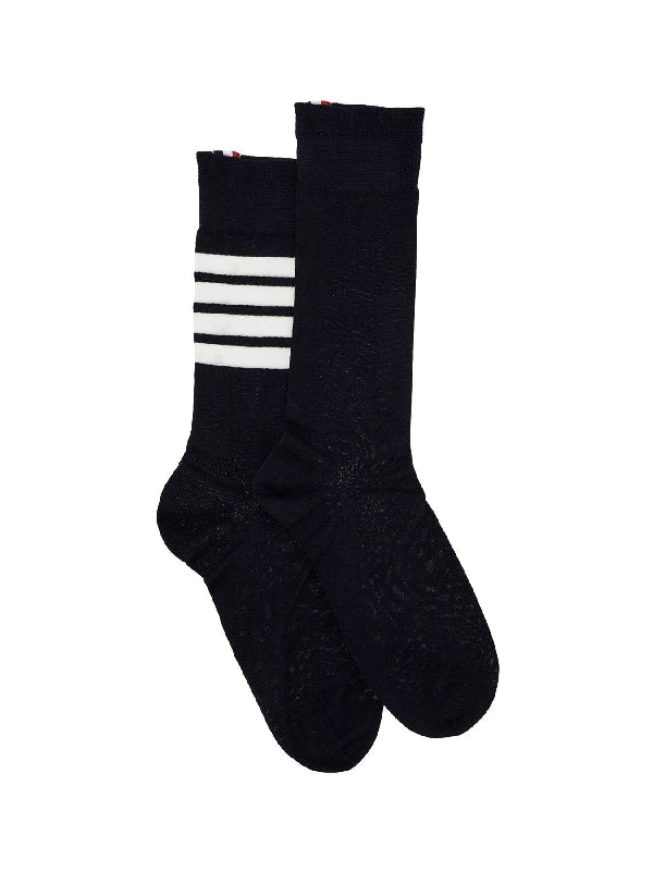 4-bar Cotton Blend Socks - Jente