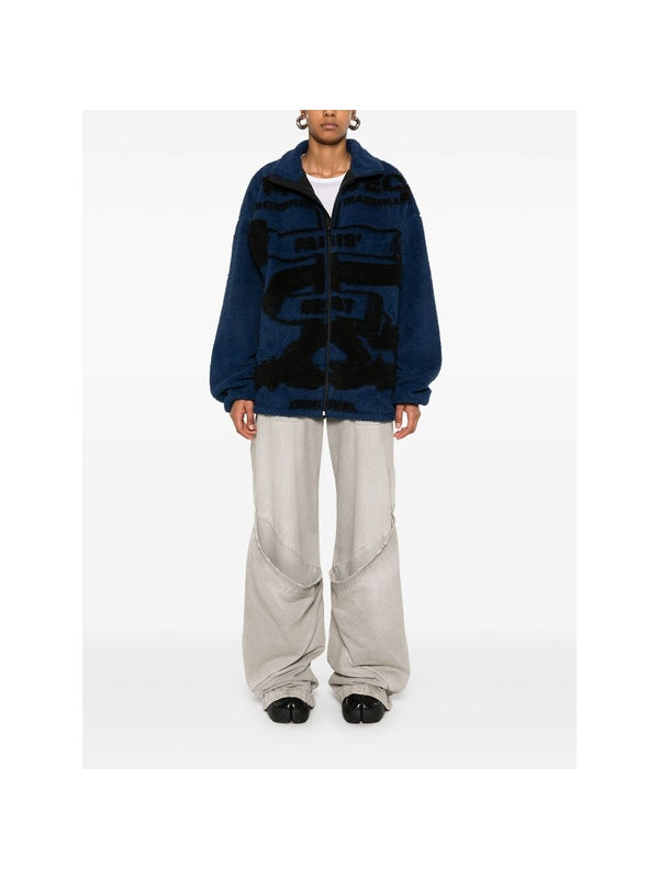 Logo Jacquard High-neck Fleece
  Jacket