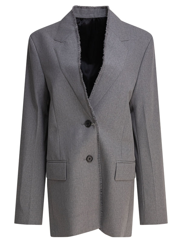 Toteme Grey Tailored Jackets