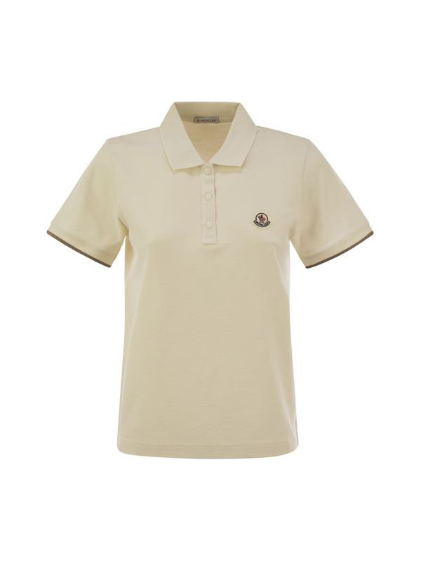 Logo Patch Cotton Polo Shirt