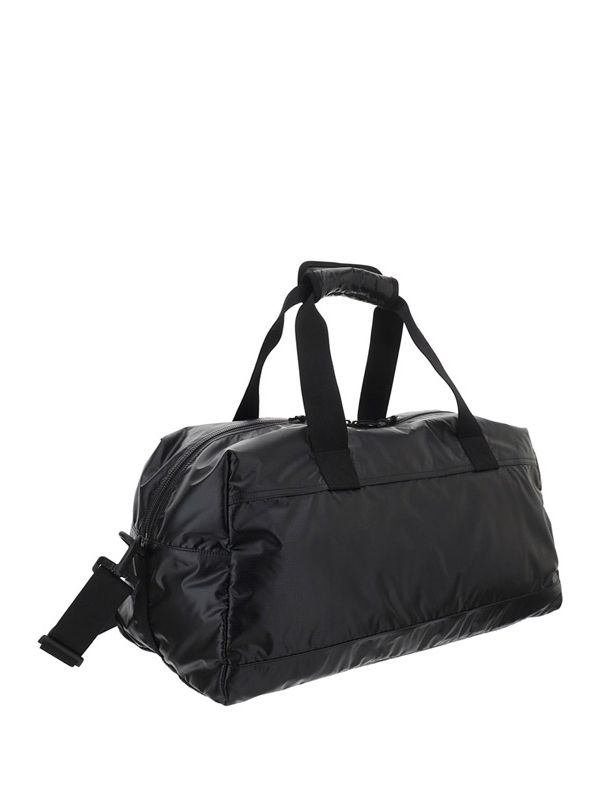 Black Logo Nuxx Nylon Boston Bag