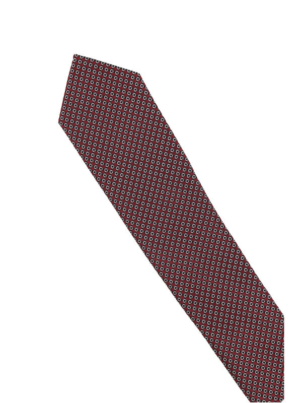 Allover Pattern Silk Tie