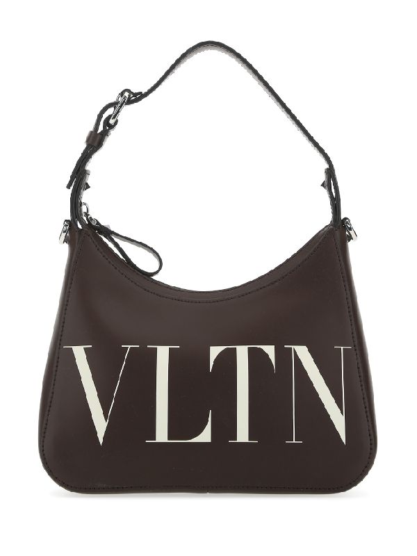 Vltn Calfskin Hobo Bag