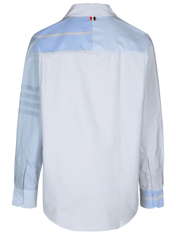 4-Bar Stripe Cotton Shirt