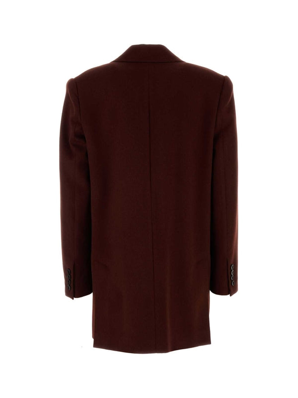 Max Mara Burgundy Tailored Jackets