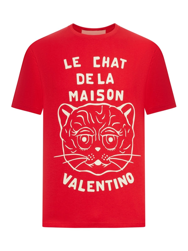 Valentino Red Short Sleeve T-Shirt