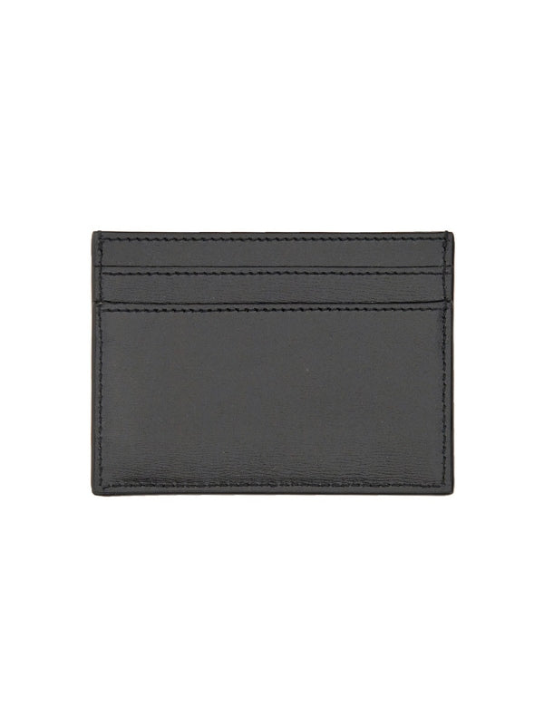 Cassandra Logo Leather Card Wallet