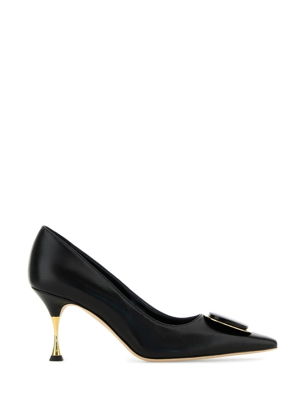 Chiaran Leather Pumps Heelss