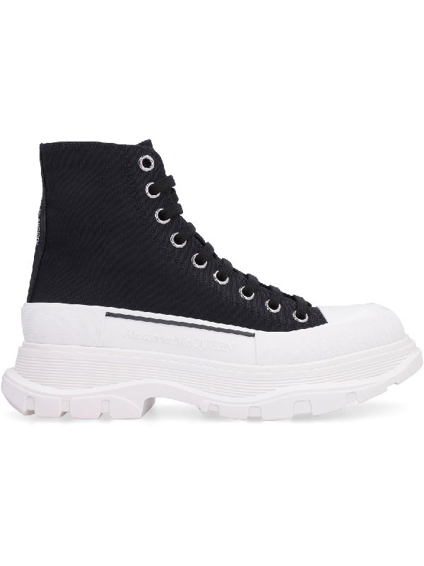 Canvas High-Top Sneakers