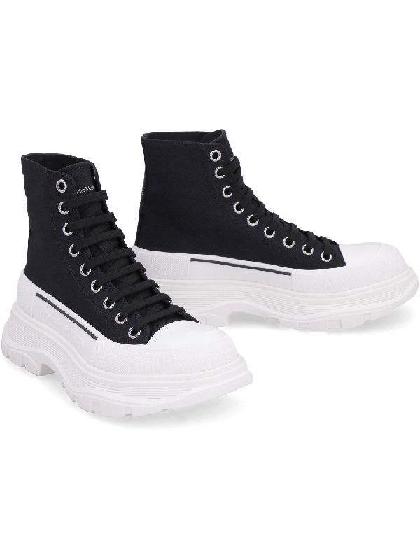 Canvas High-Top Sneakers