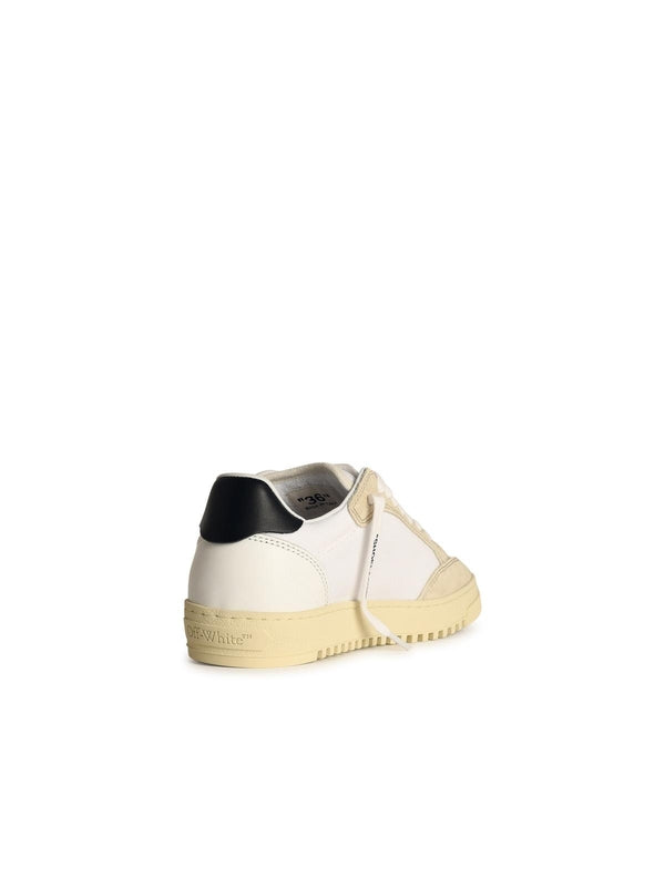 5.0 Leather Cotton Sneakers