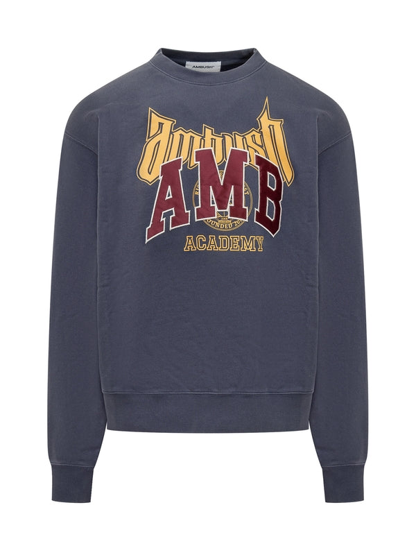 Logo Applique Cotton Sweatshirt