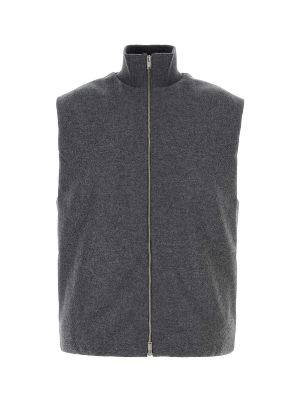 Jil Sander Grey Vests