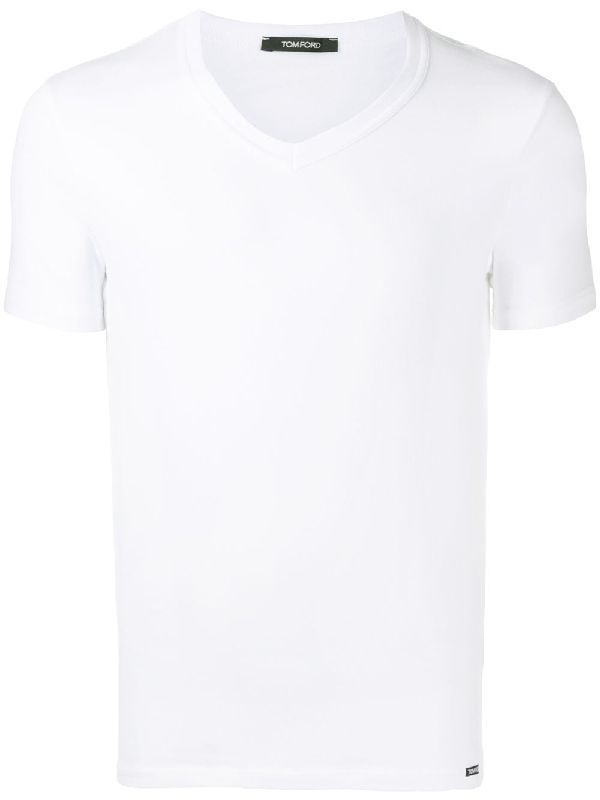 V-Neck Stretch Cotton
  T-Shirt