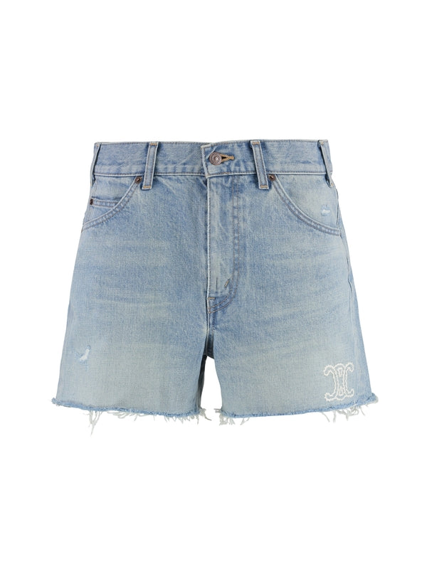 Celine Blue Shorts