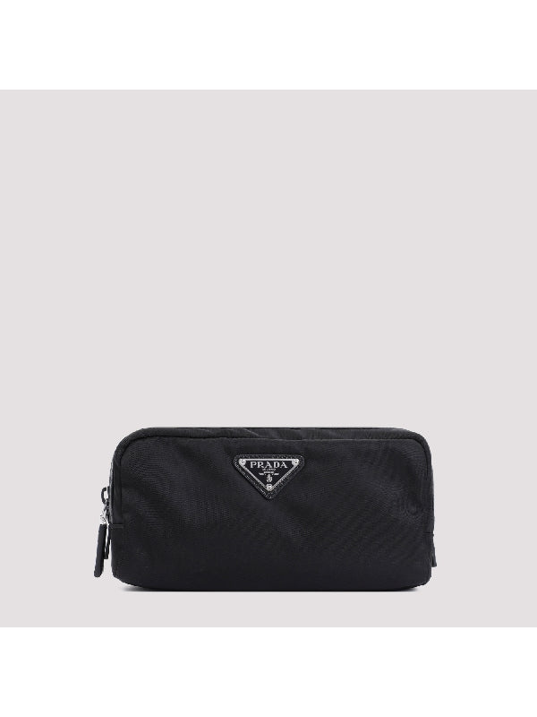 Triangle Logo Re-Nylon Pouch