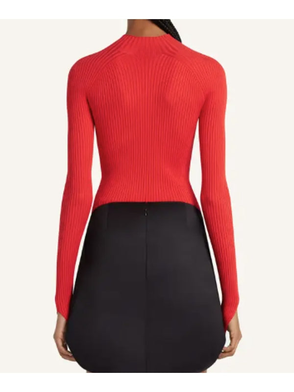 Courrèges Red Knitted