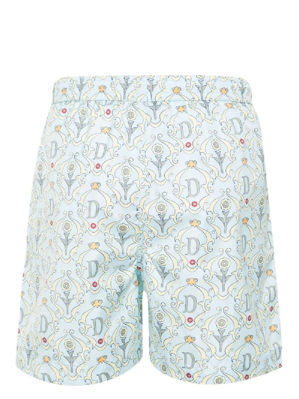 Logo Printed Swim Shorts