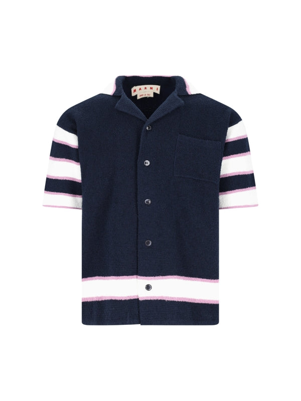 Stripe Bowling Knit Shirt