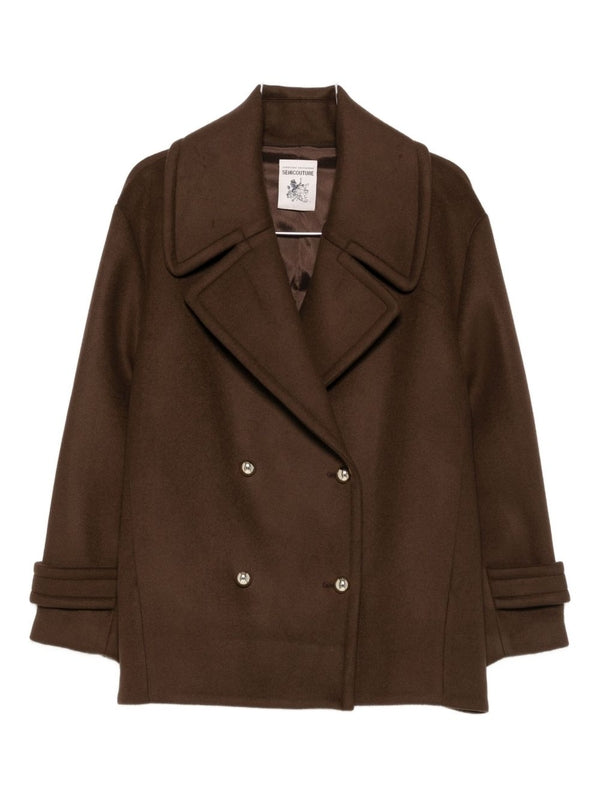 Semicouture Brown Coats