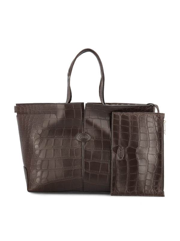 Tod'S Brown Tote Bags