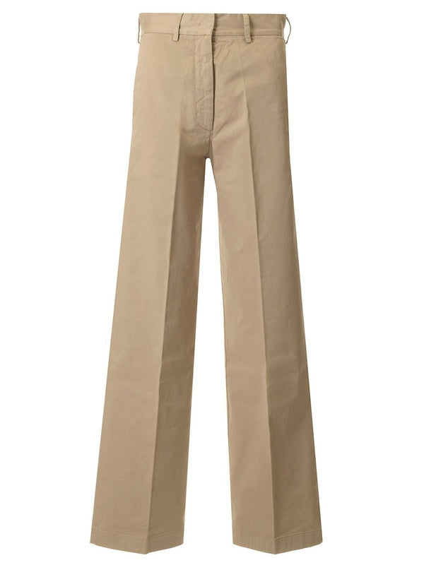 Soft Cotton Twill Trousers