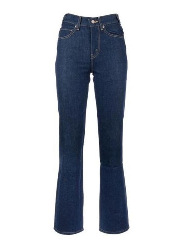 Back Logo Patch Denim Pants