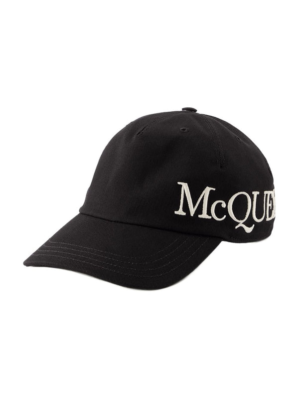 Alexander Mcqueen Black Cap