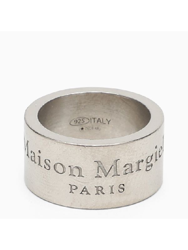 Engraving Logo Silver Ring