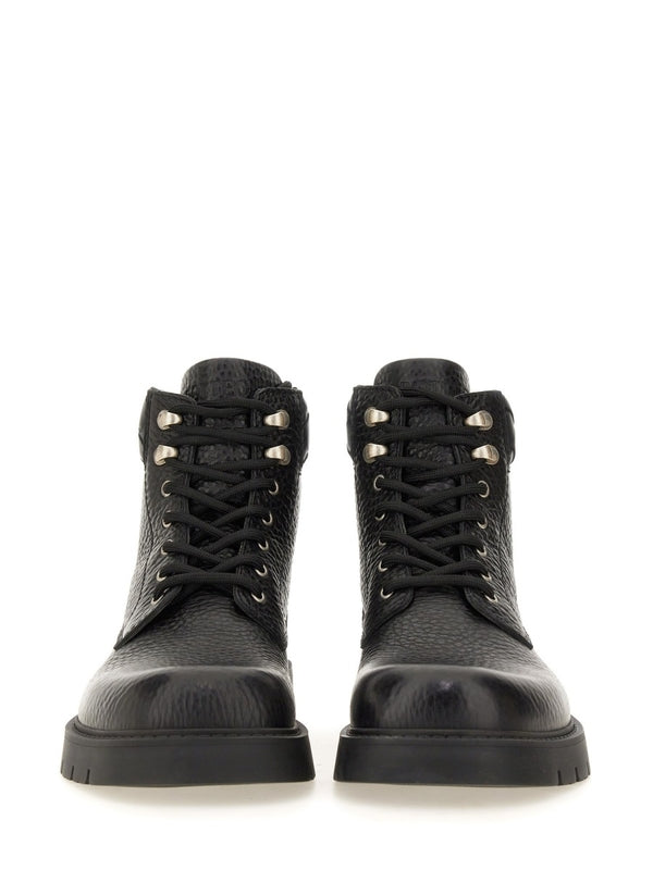 Haddock Leather Lace-Up Boots