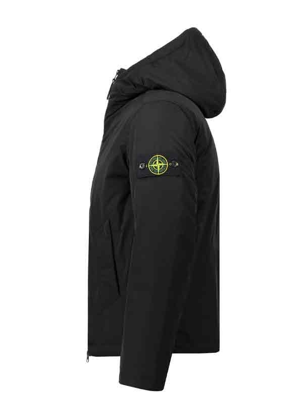 Waffen patch technical hooded jacket